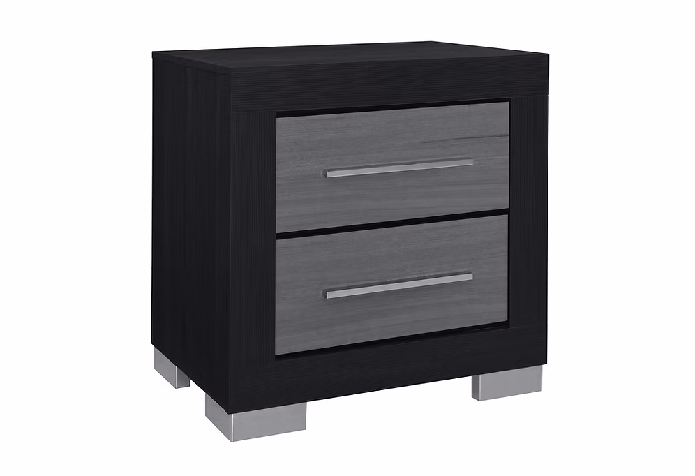 Emma-(Black-Grey)-Night-Stand vue 1